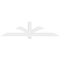 Ekena Millwork Redmond Architectural Grade PVC Gable Bracket, 72"W x 18"H x 4"D x 4"F, 6/12 Pitch GBP072X18X0404RED00 - alternate 3